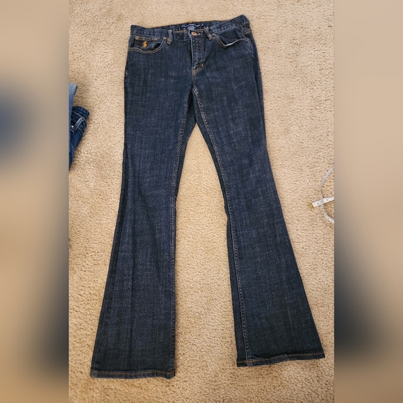 Ralph Lauren Sport Dark Wash Womens Jeans Size 29 Slim Boot Cut #C54 - Picture 1 of 6